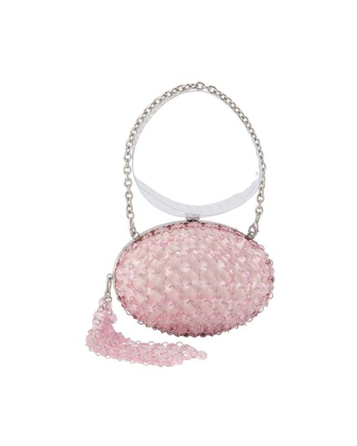 Clutches di Self-Portrait in Pink