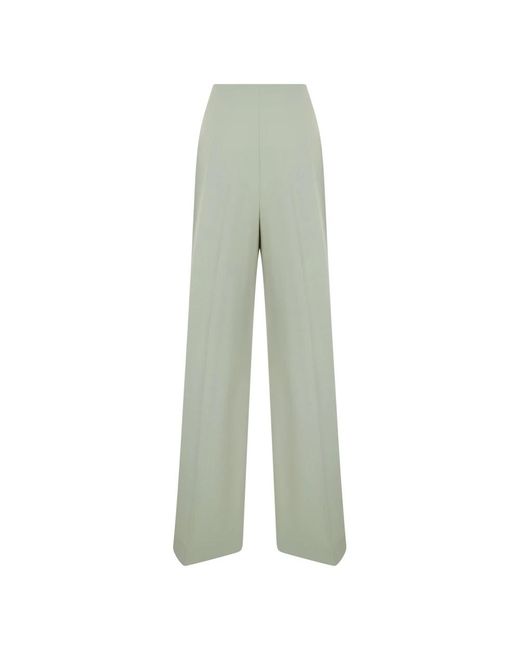 Alberta Ferretti Green Wide Trousers
