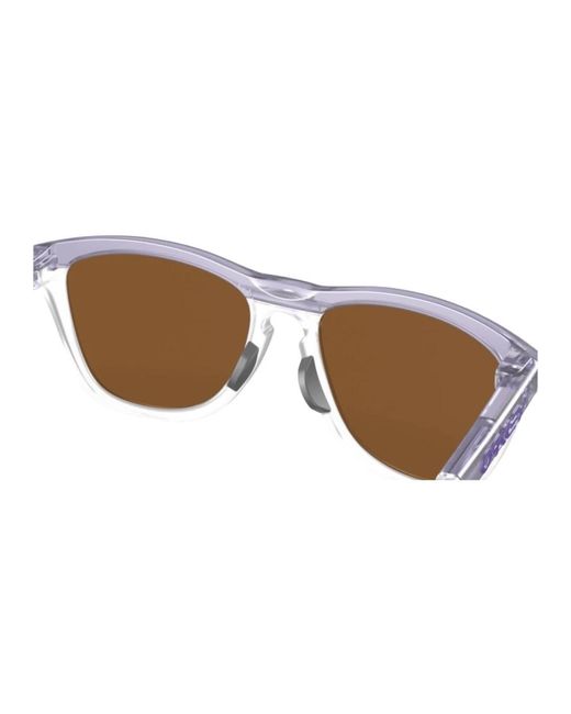 Oakley Transparente graue kissen sonnenbrille in Purple für Herren