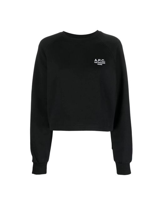 A.P.C. Black Sweatshirts