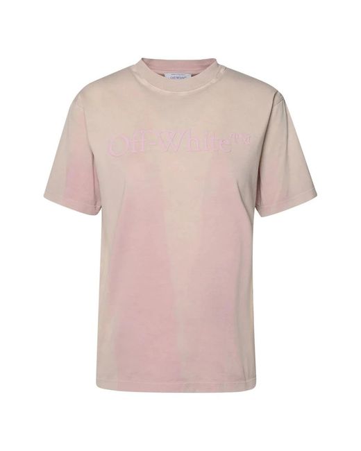 Off-White c/o Virgil Abloh Pink T-Shirts