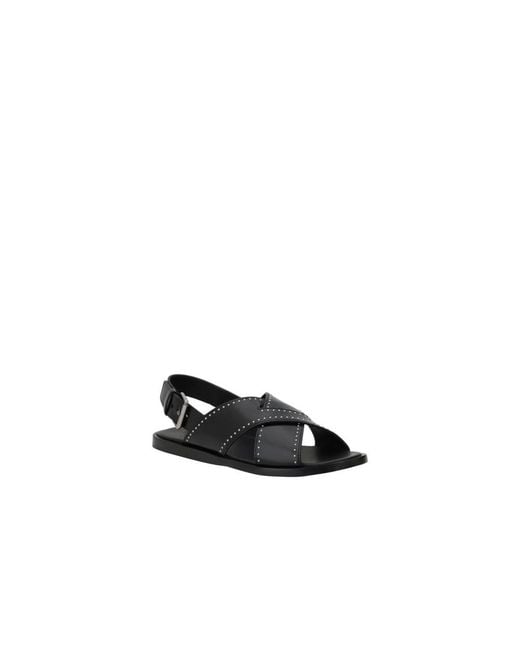Church's Black Flat Sandals