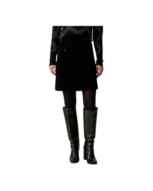 Joop! Mini Gebreide Rok in het Black