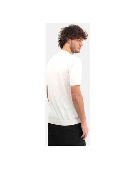 Roberto Collina Weißes rundhals-t-shirt in White für Herren