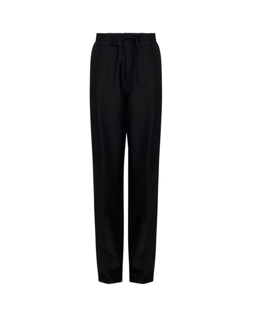 Maison Margiela Black Straight Trousers