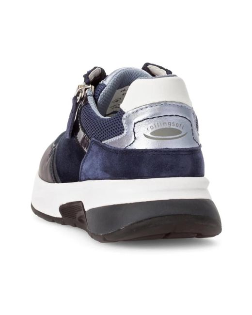 Gabor Rollingsoft Sneaker in het Blue