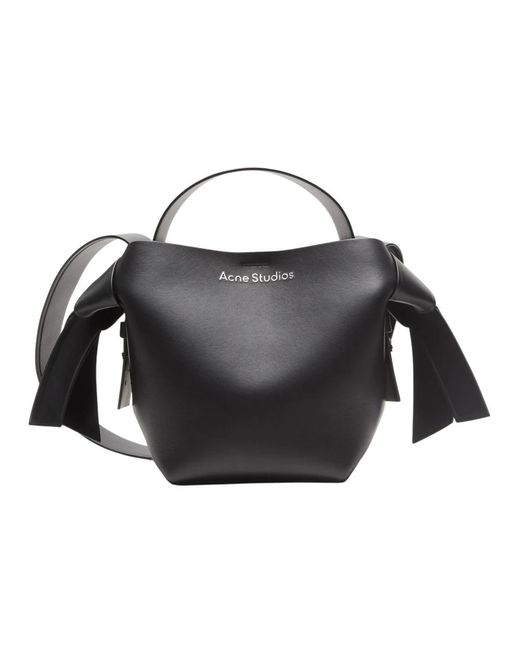 Acne Bucket Bags in het Black