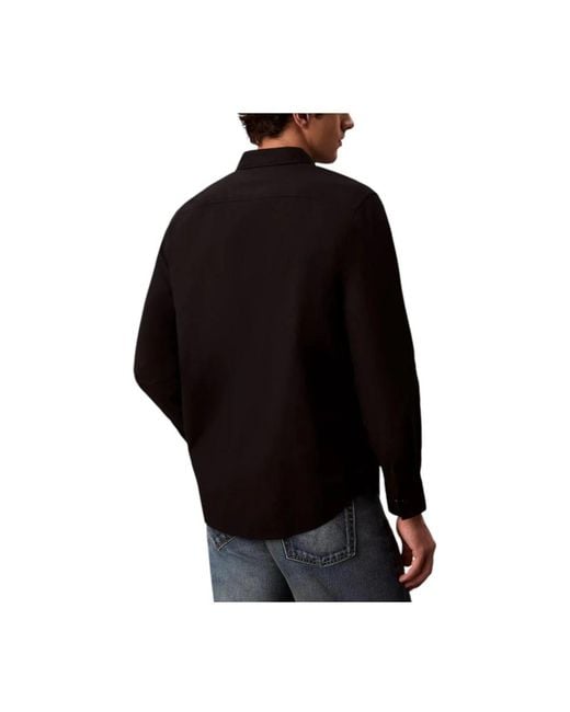 Calvin Klein Black Casual Shirts for men