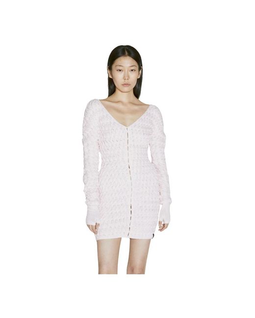 Knitted Dresses Isa Boulder de color White