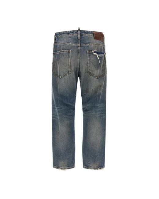Straight Jeans DSquared² de hombre de color Blue