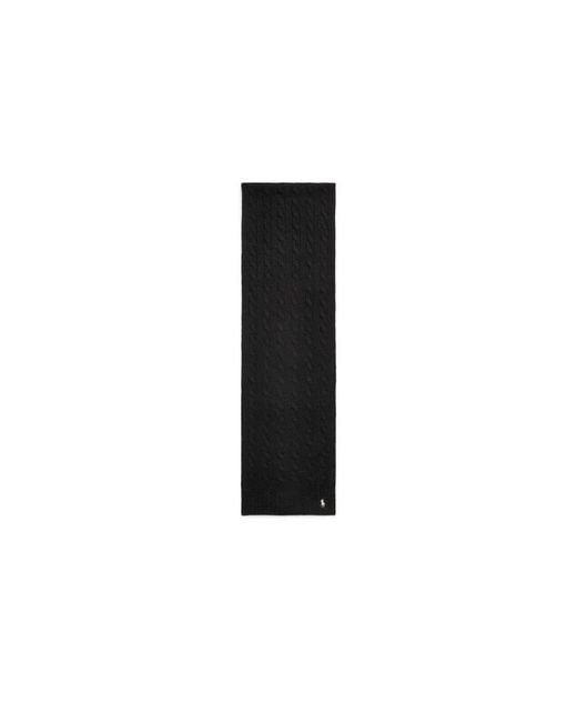 Polo Ralph Lauren Black Winter Scarves for men