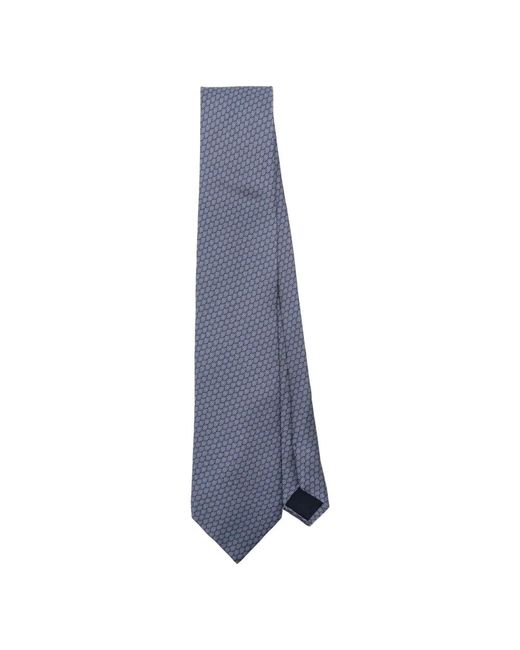 Cravatta di seta di lusso made in italy di Corneliani in Blue da Uomo