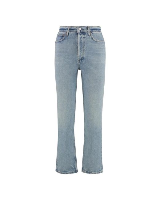 Agolde Blue Bootcut Jeans