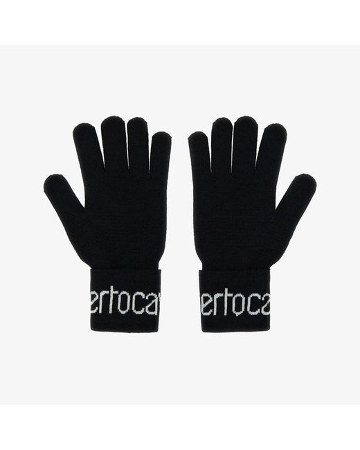 Roberto Cavalli Black Gloves