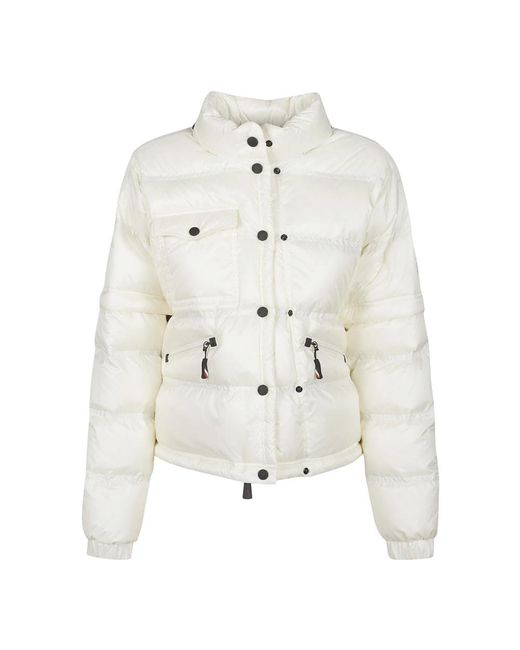Moncler Jassen ,Wit ,Leer Mauduits Down Jacket in het White