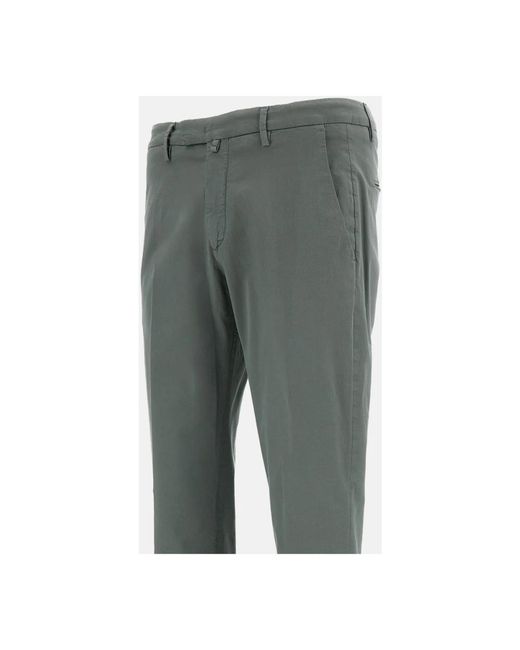 BRIGLIA Gray Chinos for men