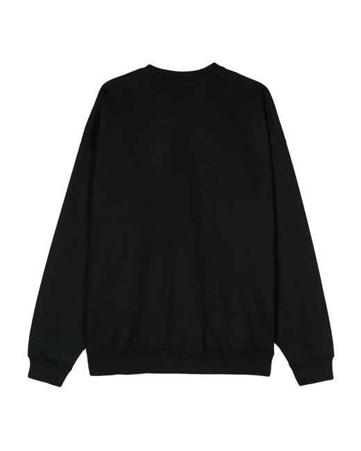 Y-3 Hoodies & Sweatvesten ,Zwart ,Katoen Fl Crew Sweat in het Black voor heren