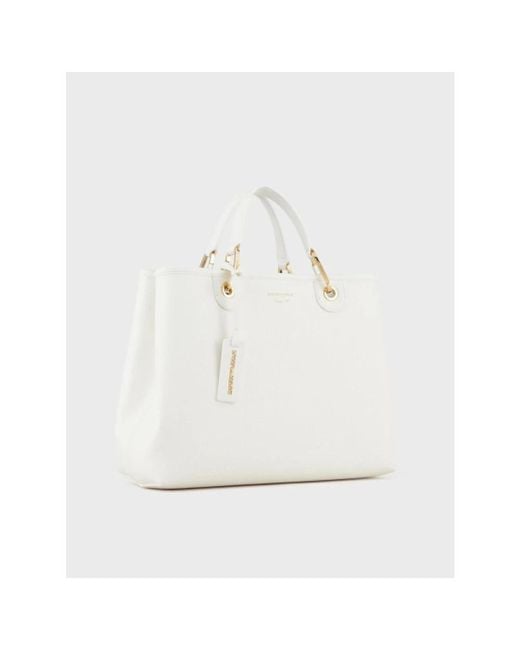 Tote Bags di Emporio Armani in White