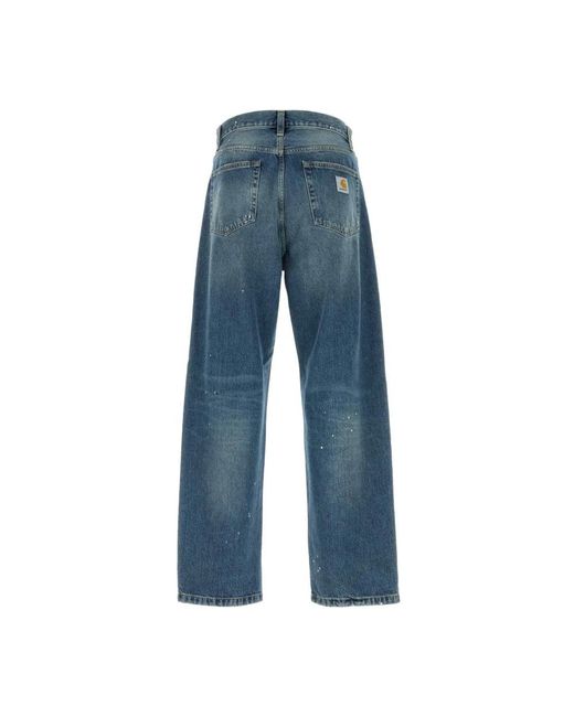 Carhartt Blue Straight Jeans for men