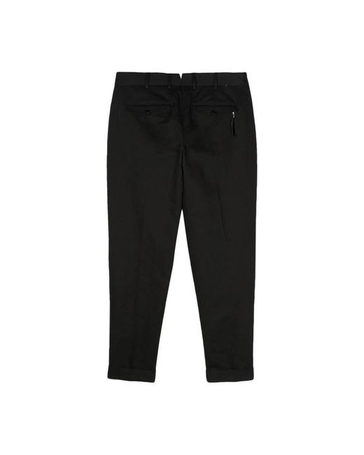PT Torino Black Suit Trousers for men