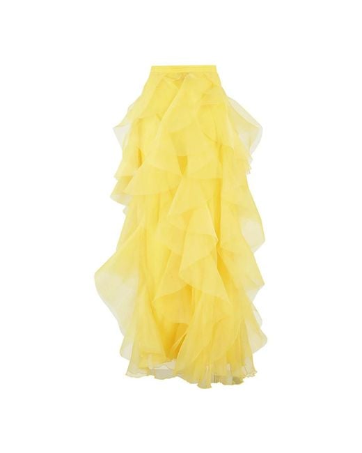 Skirts > maxi skirts Ermanno Scervino en coloris Yellow