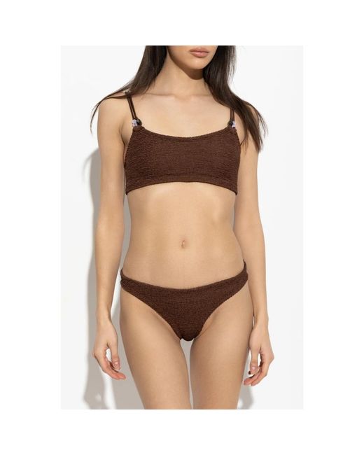 Hunza G Brown Bikinis