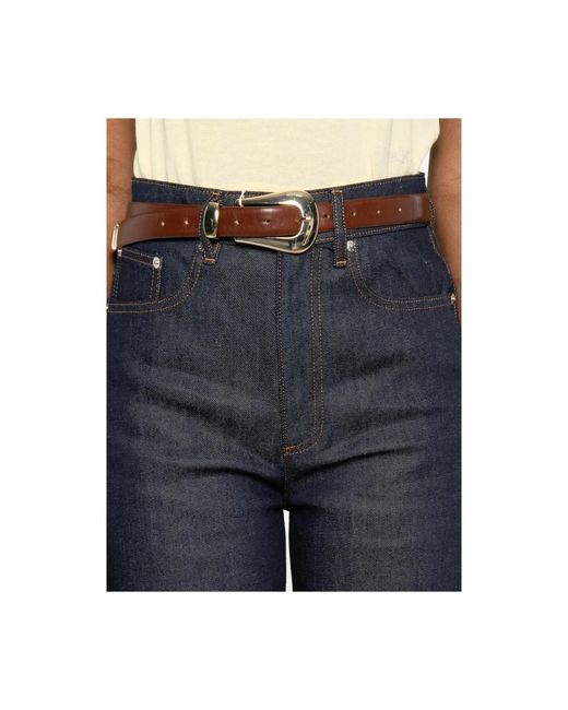 A.P.C. Blue Wide Jeans