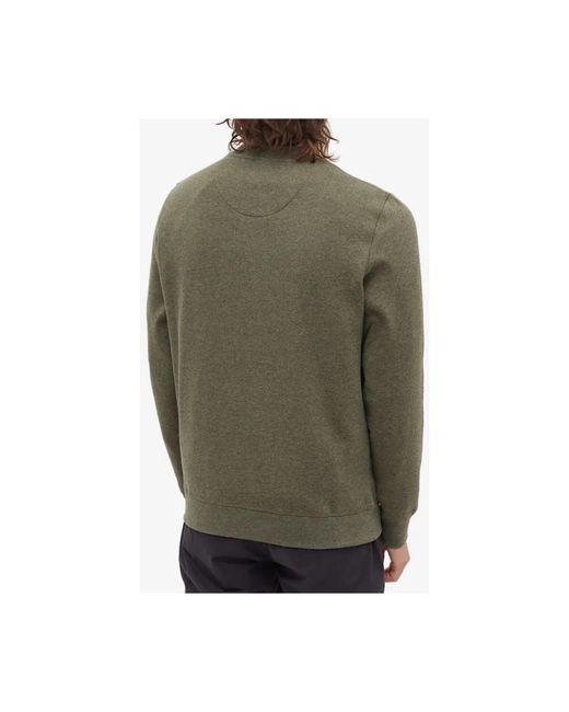 Barbour Green Sweatshirts for men
