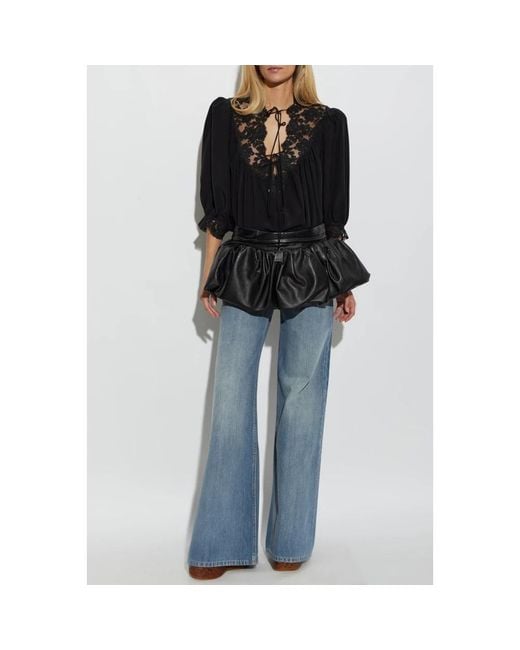 Leather Skirts di Chloé in Black