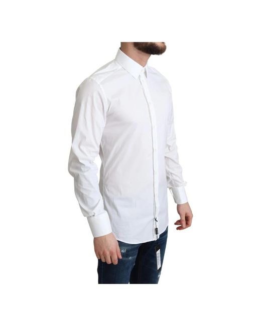 Dolce & Gabbana Formal Shirts in White für Herren