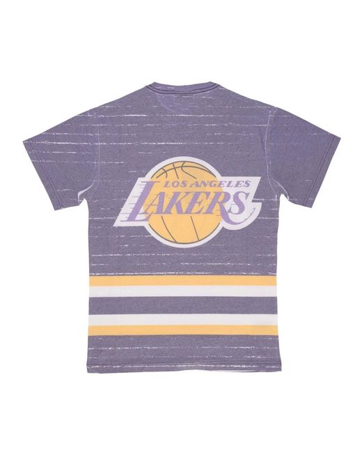 Mitchell & Ness Purple T-Shirts for men