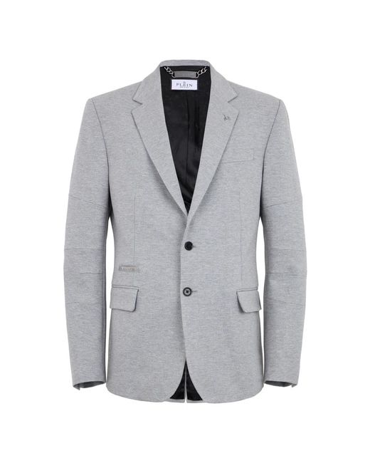Philipp Plein Blazer Fleece Set in het Gray voor heren