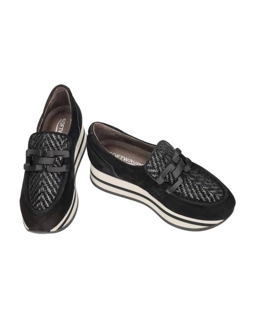 Softwaves Black Celine Loafers