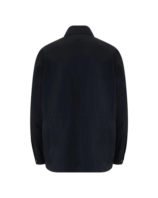 Burberry Blue Light Jackets for men