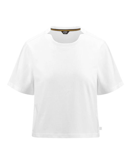 T-shirt di K-Way in White