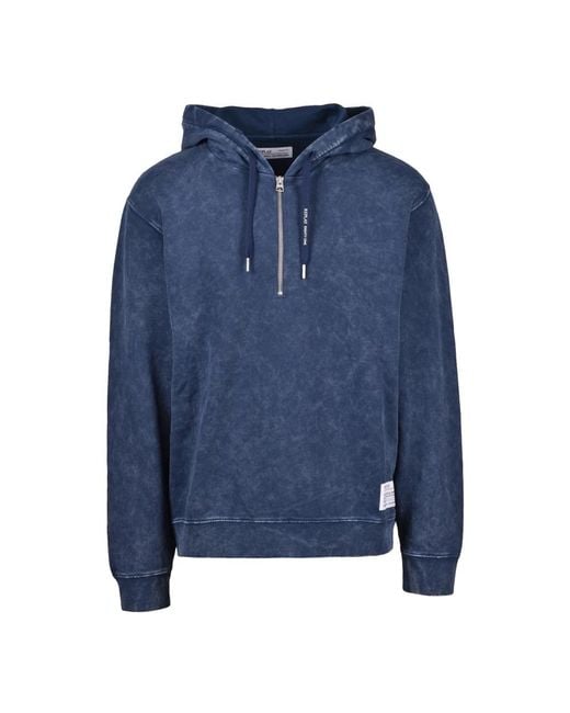 Felpa di cotone di Replay in Blue da Uomo