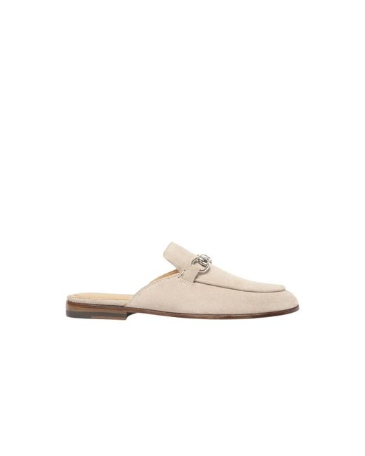 Scarosso White Mules