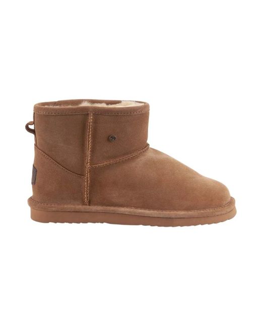 Warmbat Schoenen ,Bruin ,Wol Comfortabele Wallaby Herenlaarzen in het Brown voor heren