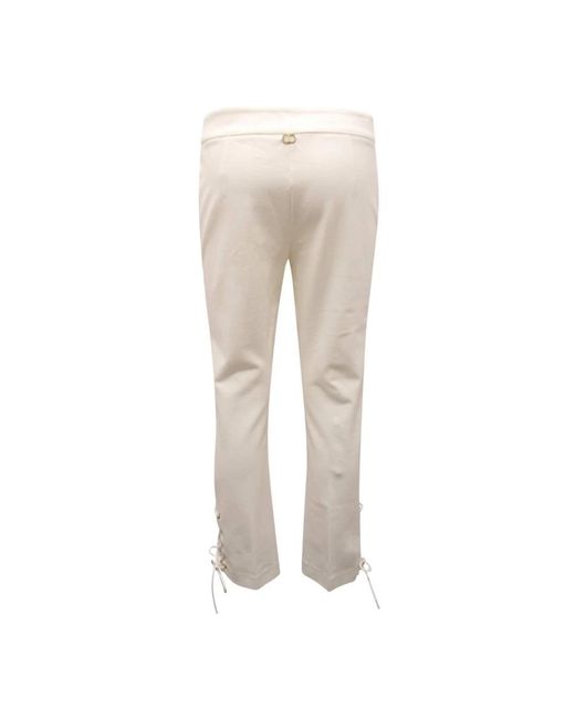 Twinset Natural Cropped Trousers