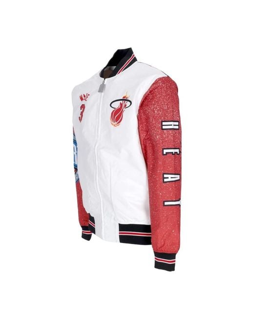 Mitchell & Ness Red Bomber Jackets for men
