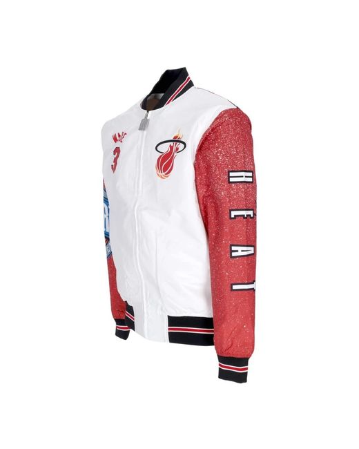Bomber Jackets Mitchell & Ness de hombre de color Red