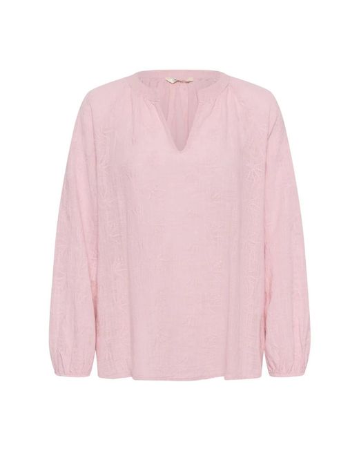 Cream Blouses & Hemden in het Pink