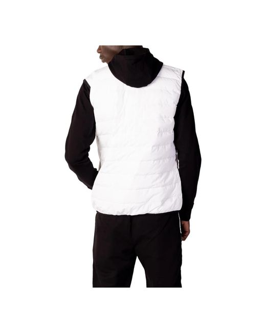 EA7 Witte Zip Jas in het Black voor heren