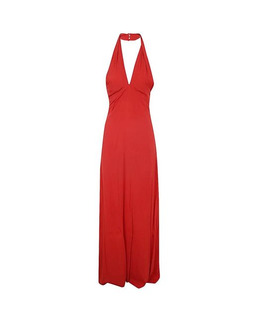 Semicouture Red Maxi Dresses