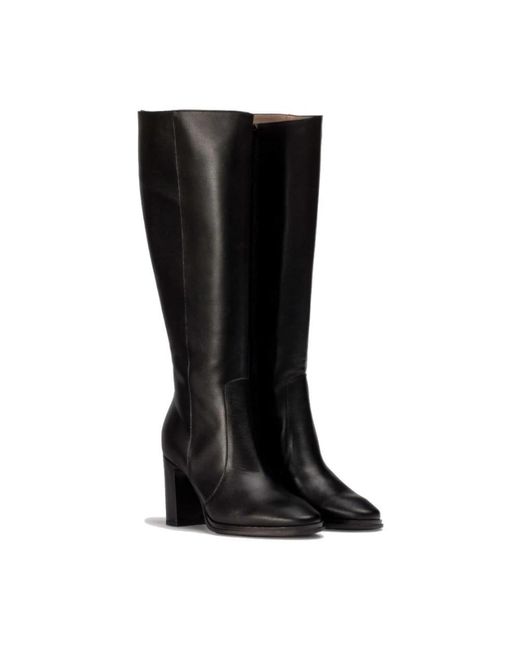 Wonders Heeled Boots in het Black