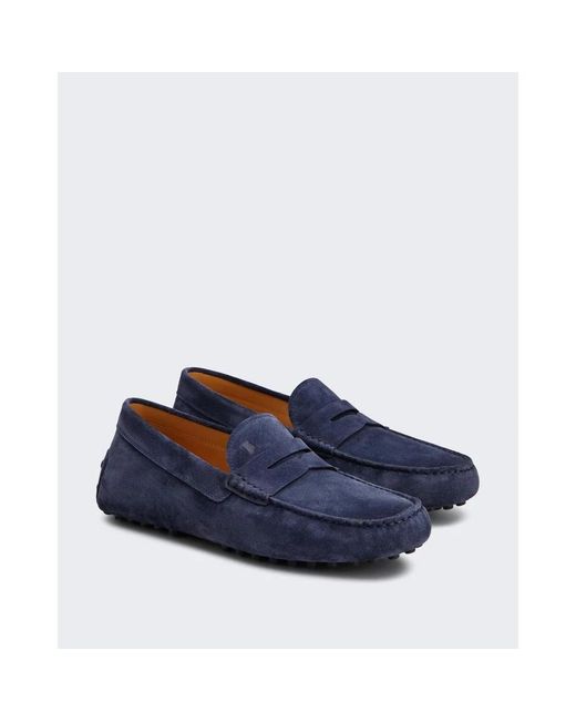 Tod's Blue Loafers for men