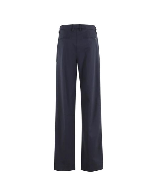 Dondup Lia Broek Met Tailleband in het Blue