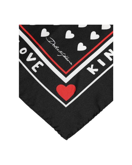 Silky Scarves Dolce & Gabbana pour homme en coloris Black