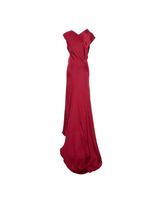 Alberta Ferretti Red Gowns