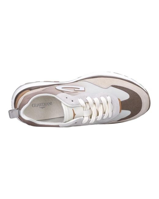 Alberto Guardiani White Sneakers for men